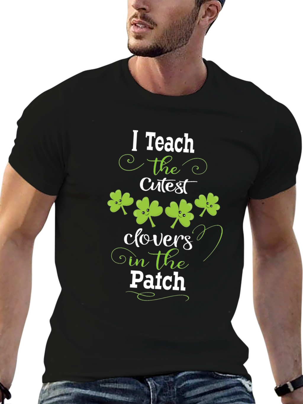 Teachers St. Patricks Day Clover T-Shirt