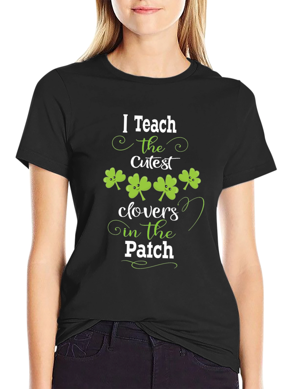 Teachers St. Patricks Day Clover T-Shirt