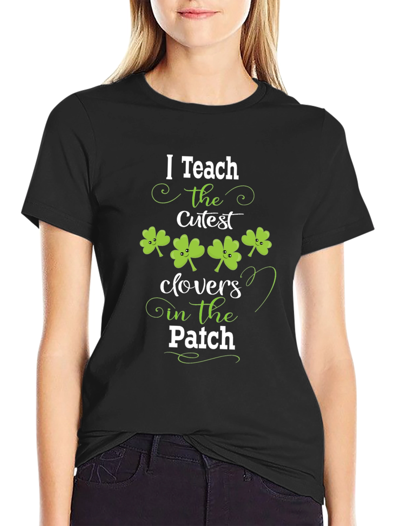 Teachers St. Patricks Day Clover T-Shirt
