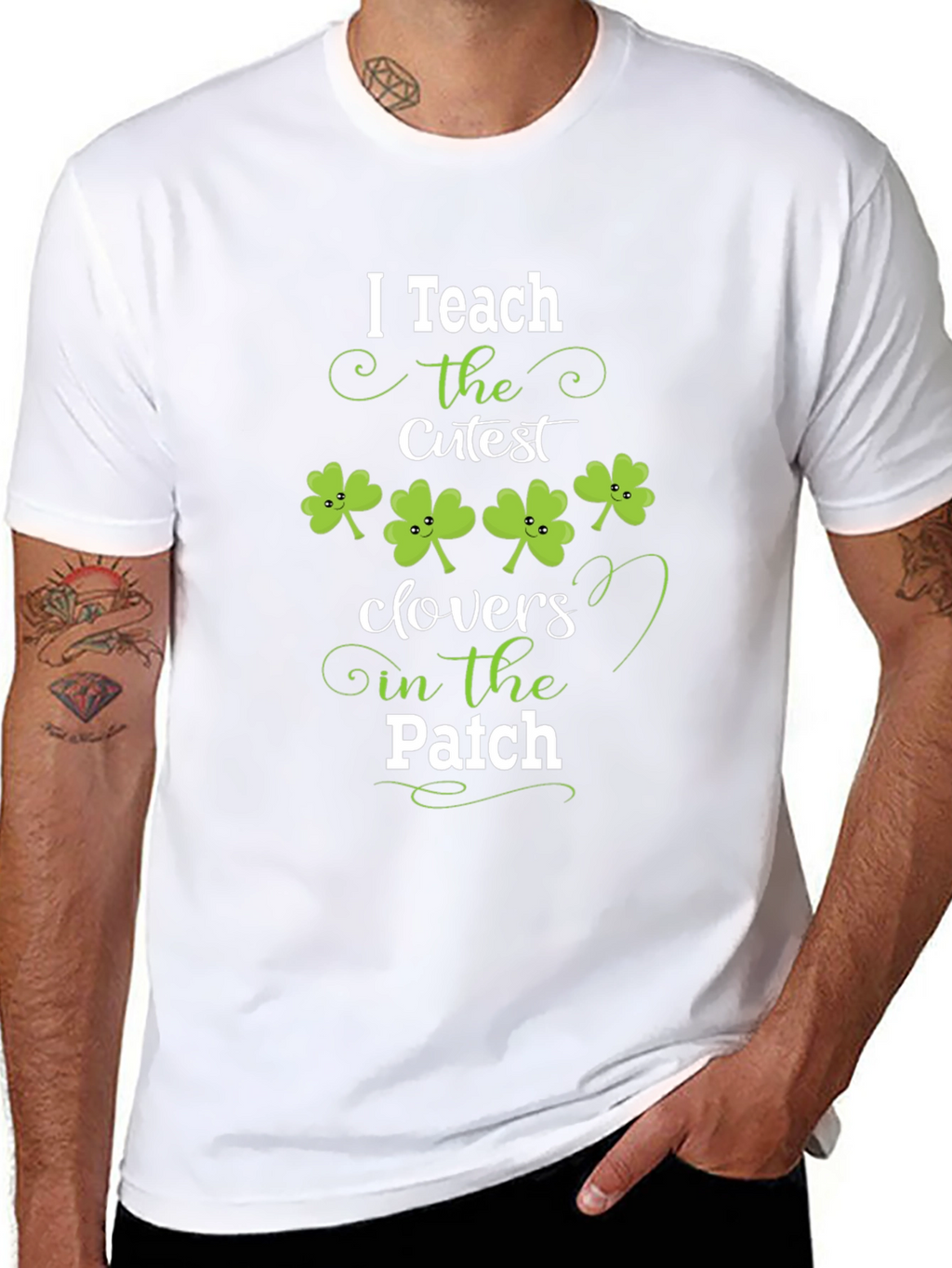 Teachers St. Patricks Day Clover T-Shirt