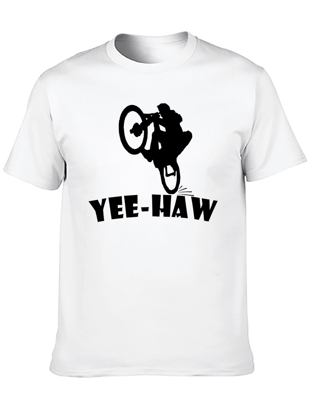 Yee-Haw Biker T-Shirt | Black Graphic Tee