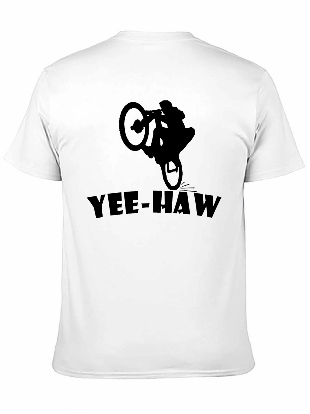 Yee-Haw Biker T-Shirt | Black Graphic Tee