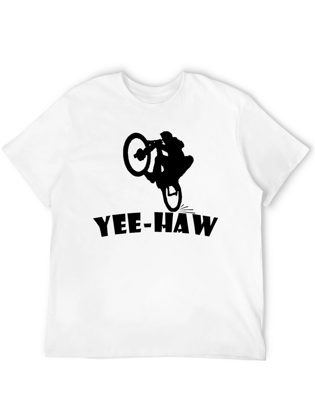 Yee-Haw Biker T-Shirt | Black Graphic Tee