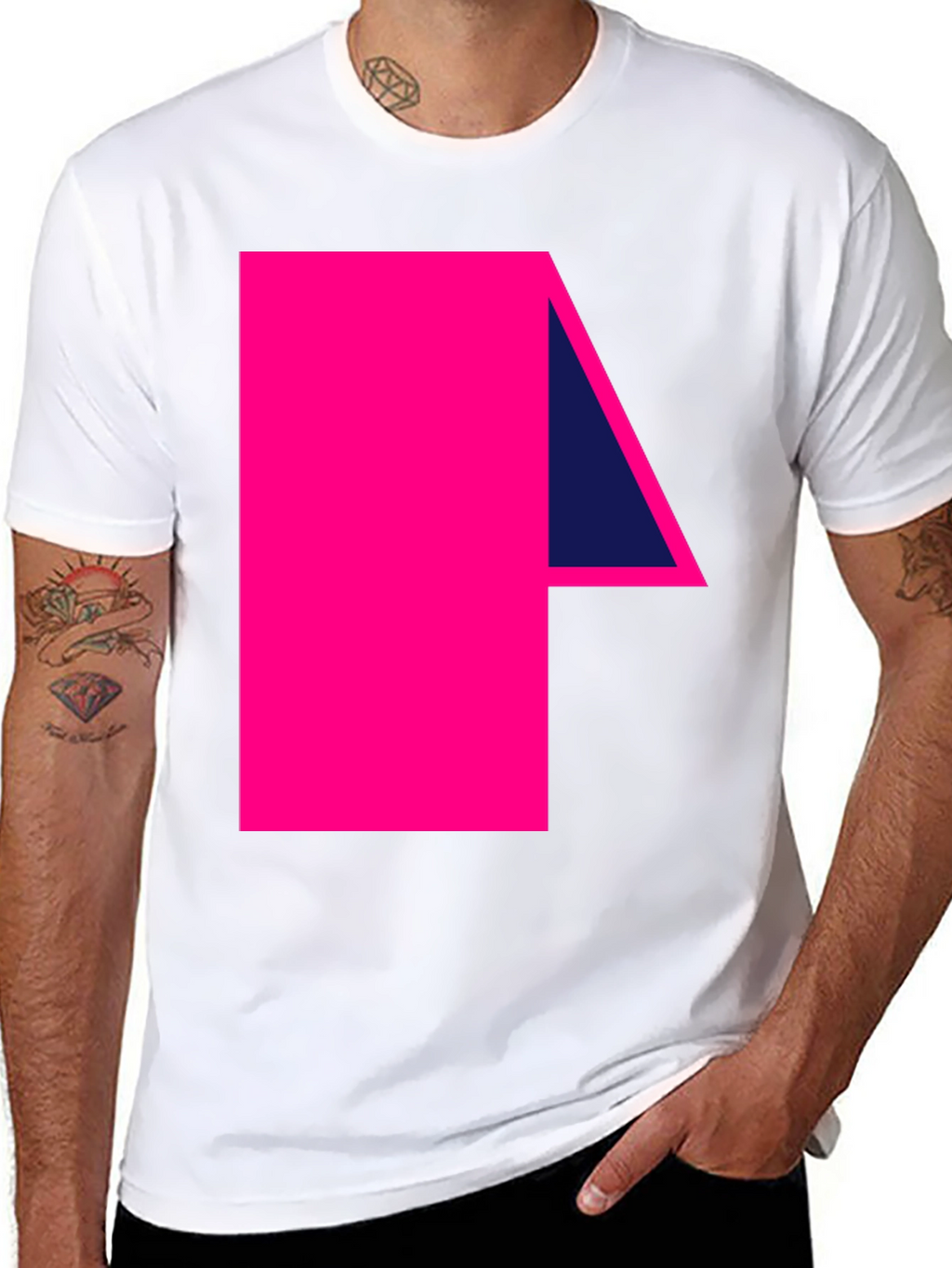 Geometric Graphic Tee - Bold and Modern