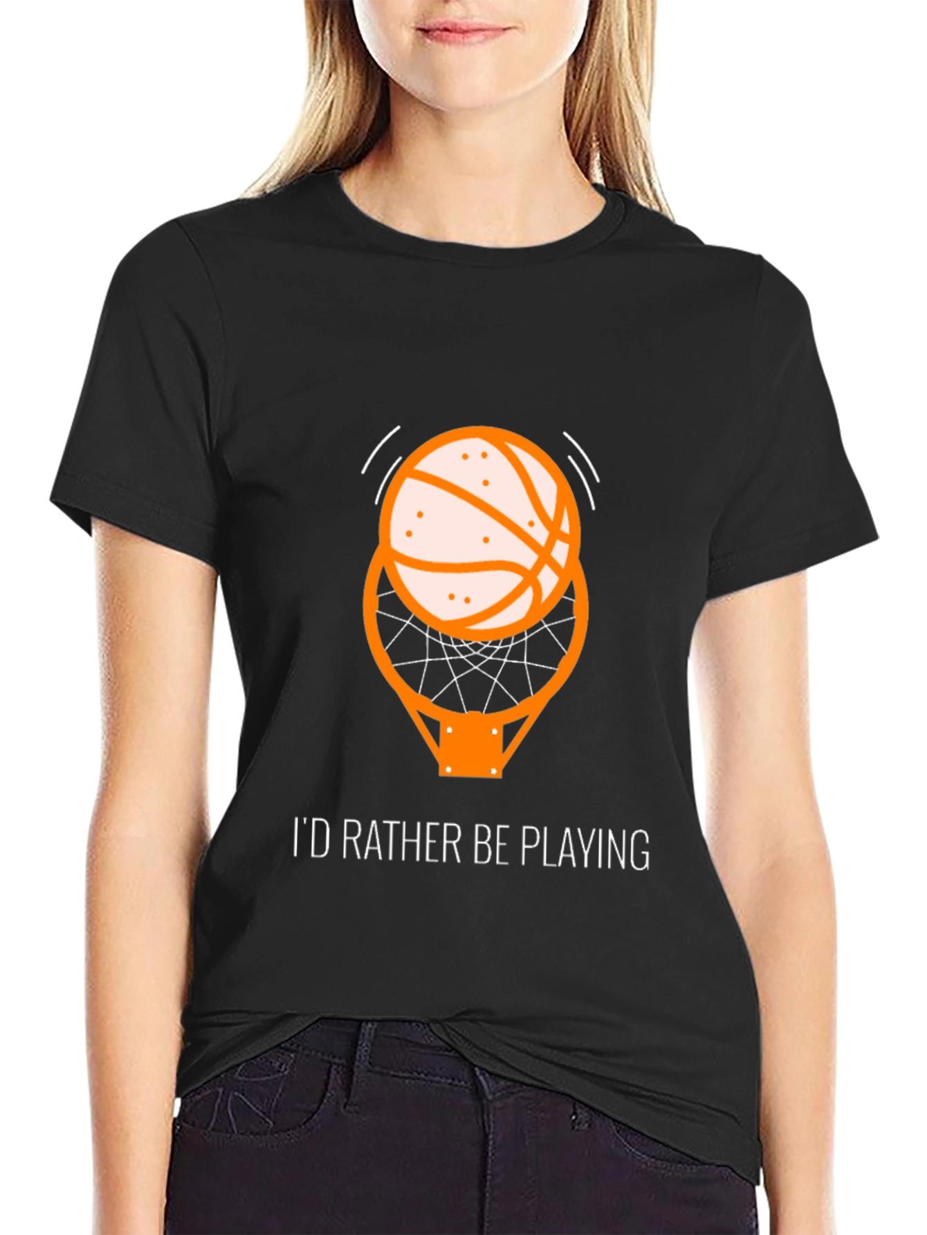 Basketball T-Shirt - Id Rather Be Playing