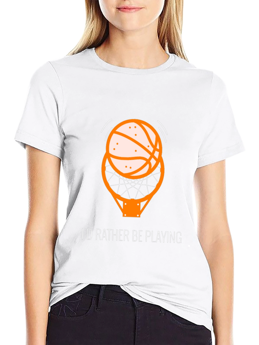 Basketball T-Shirt - Id Rather Be Playing