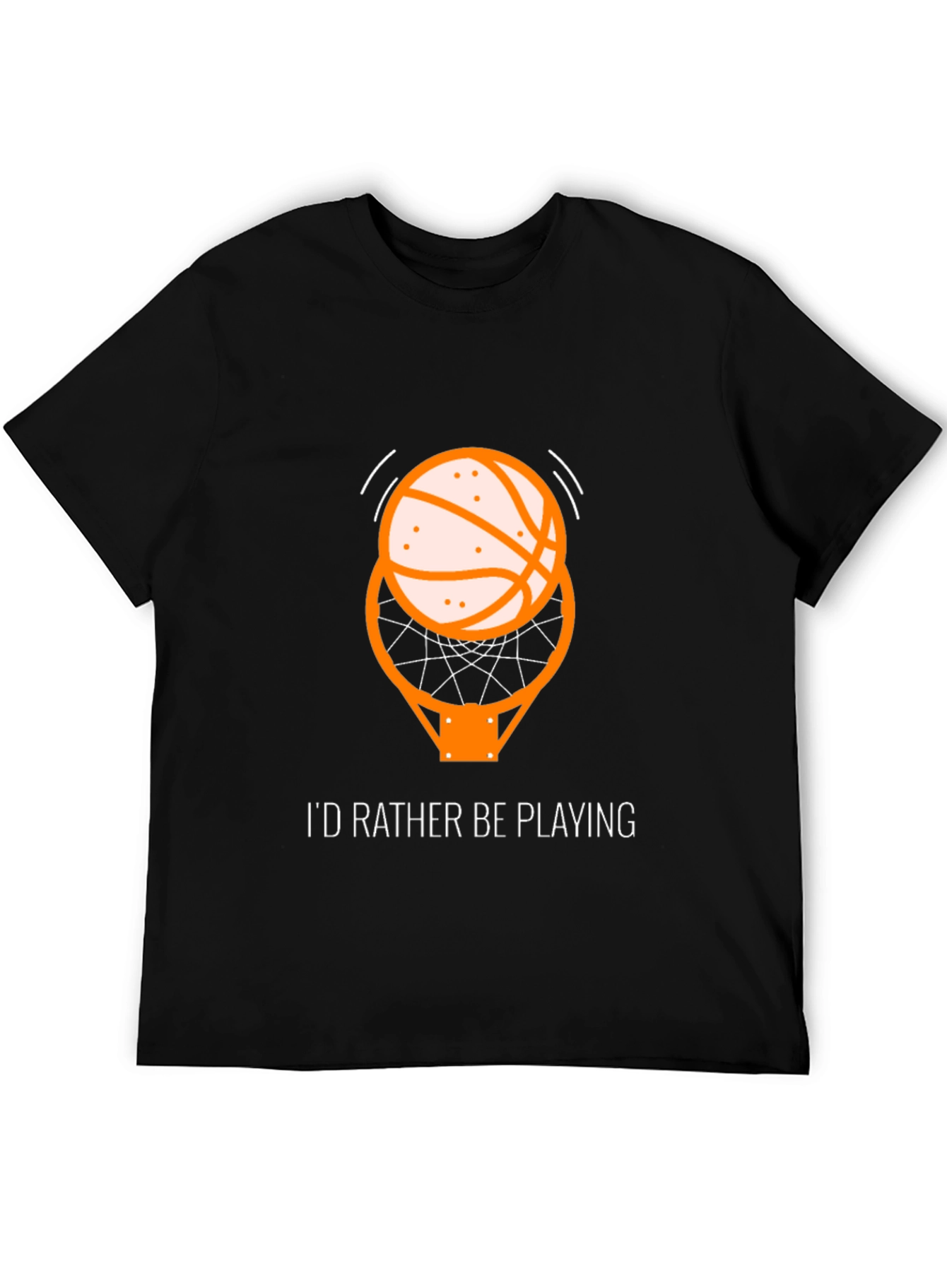 Basketball T-Shirt - Id Rather Be Playing