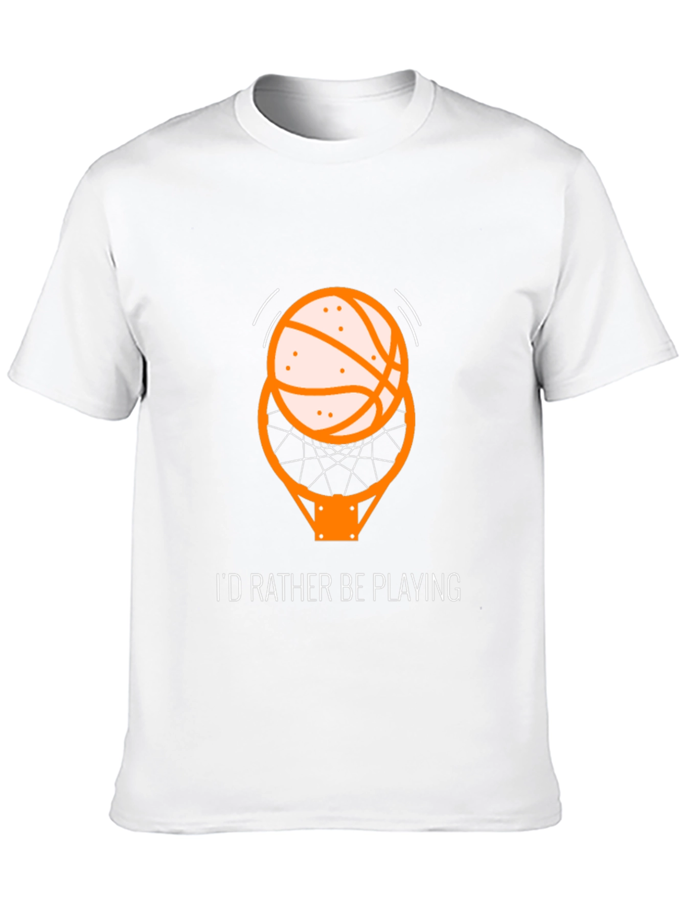 Basketball T-Shirt - Id Rather Be Playing
