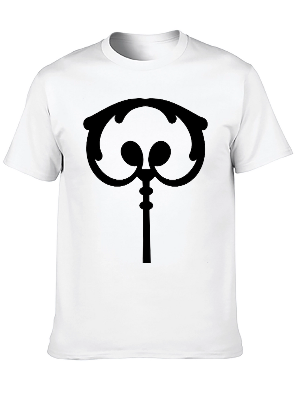 Black Key Design T-Shirt - Stylish & Unique