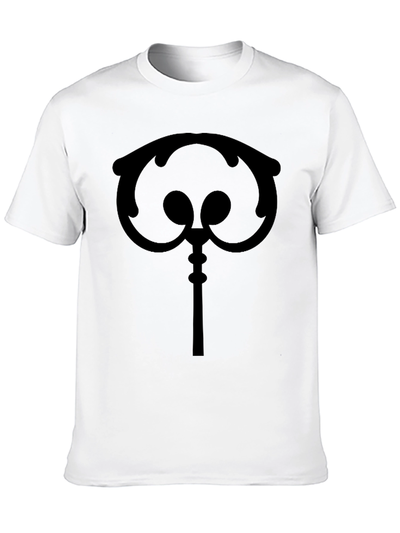 Black Key Design T-Shirt - Stylish & Unique