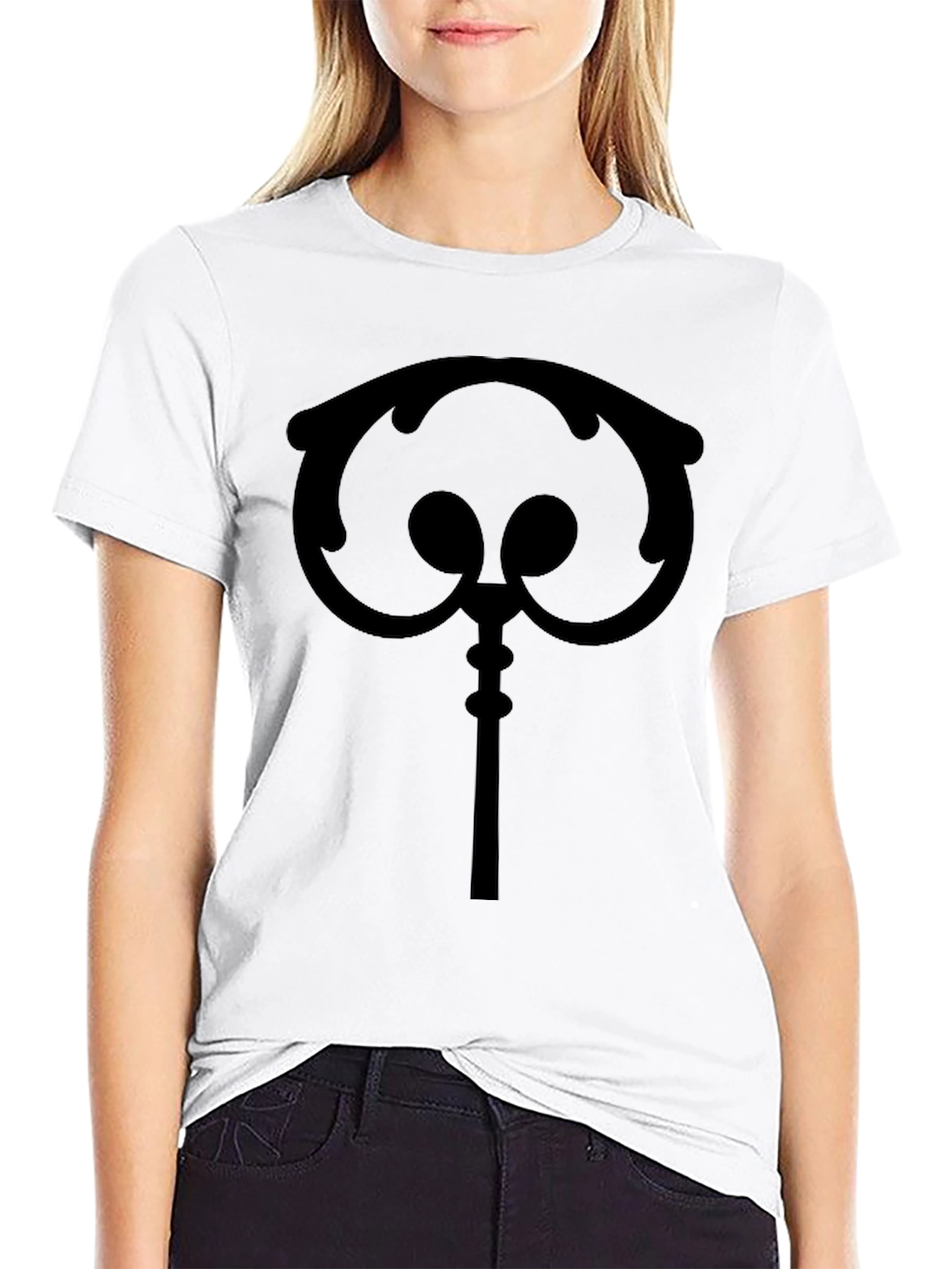 Black Key Design T-Shirt - Stylish & Unique