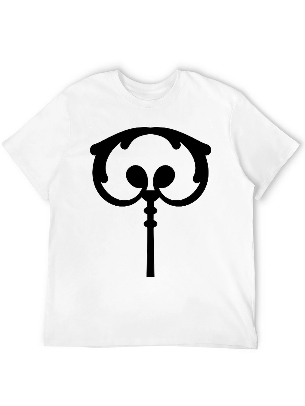 Black Key Design T-Shirt - Stylish & Unique