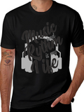 Music & Rhythm T-Shirt - Black Crew Neck Tee