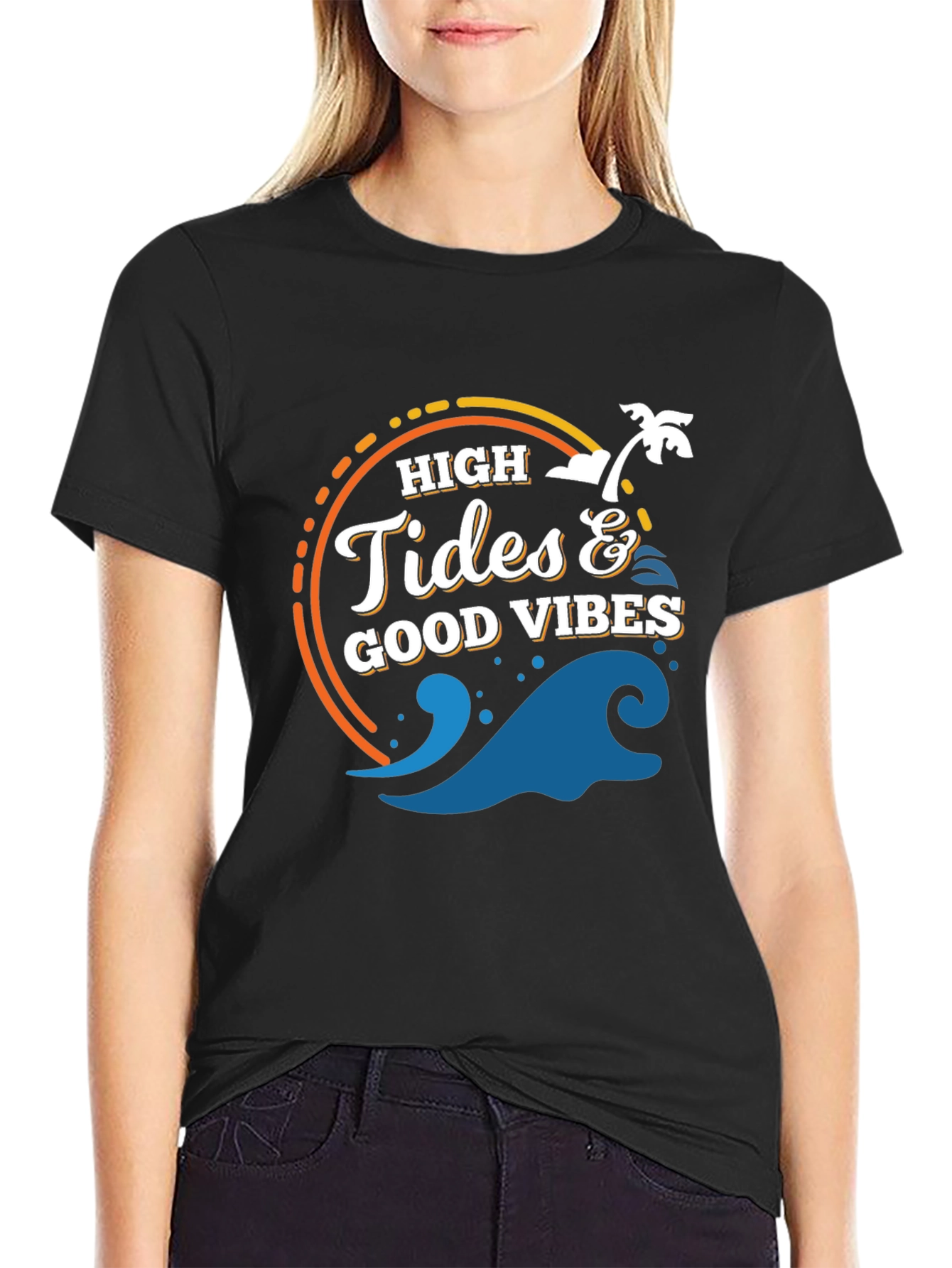 High Tides & Good Vibes Graphic Tee