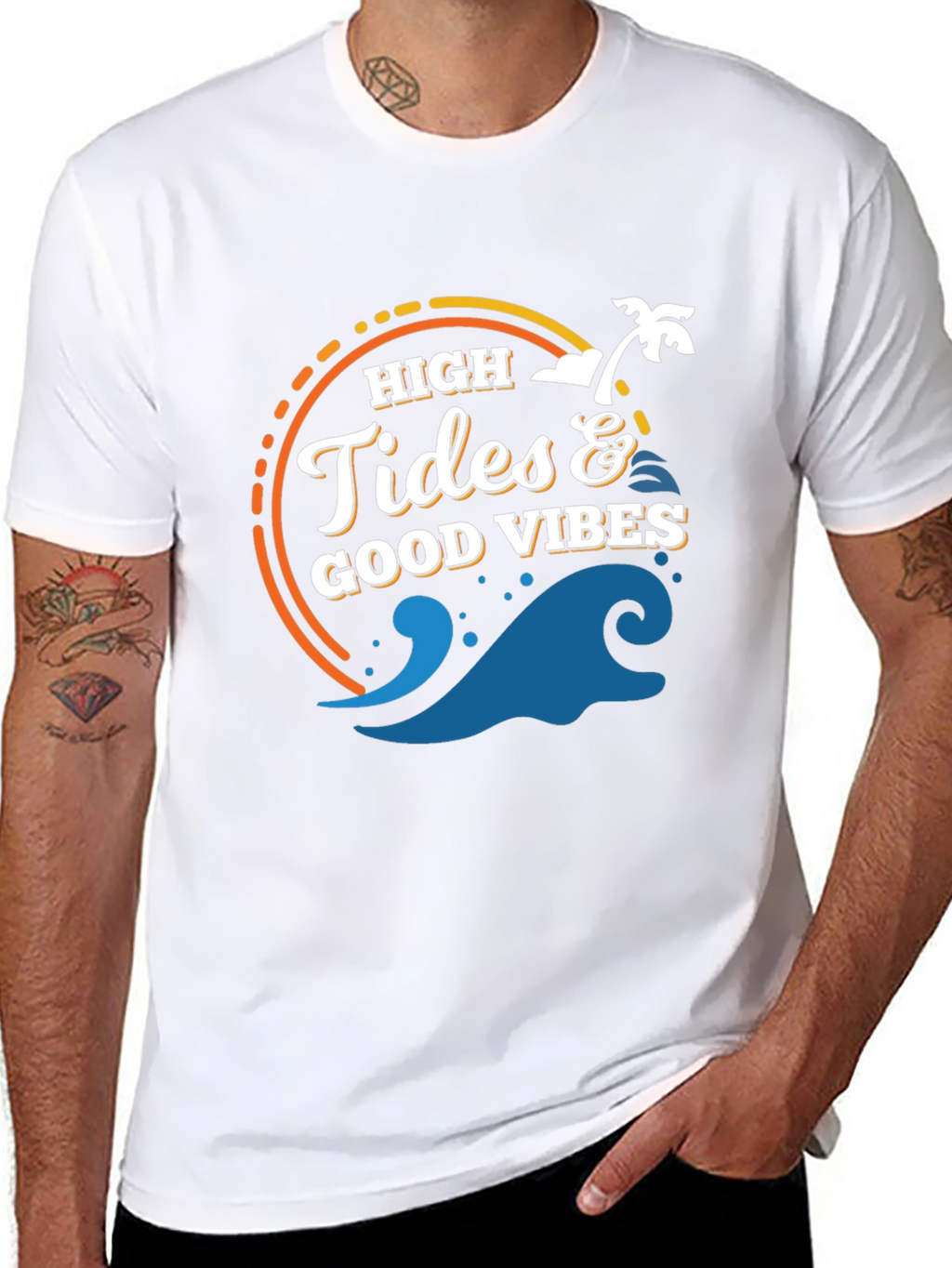 High Tides & Good Vibes Graphic Tee
