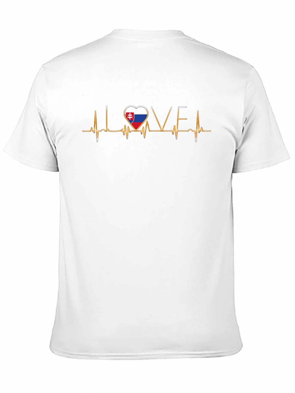 I Love Slovakia Heartbeat T-Shirt