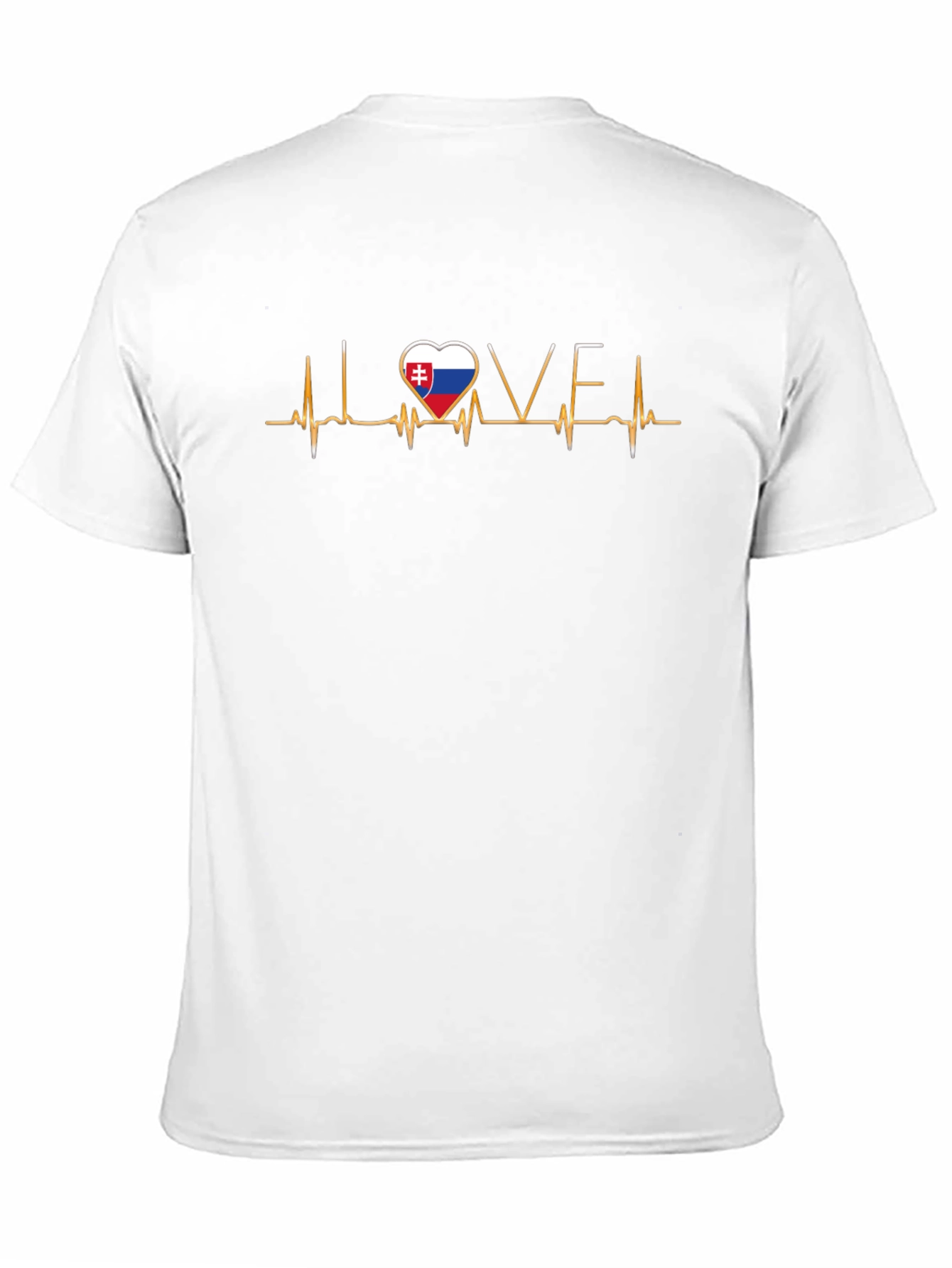 I Love Slovakia Heartbeat T-Shirt