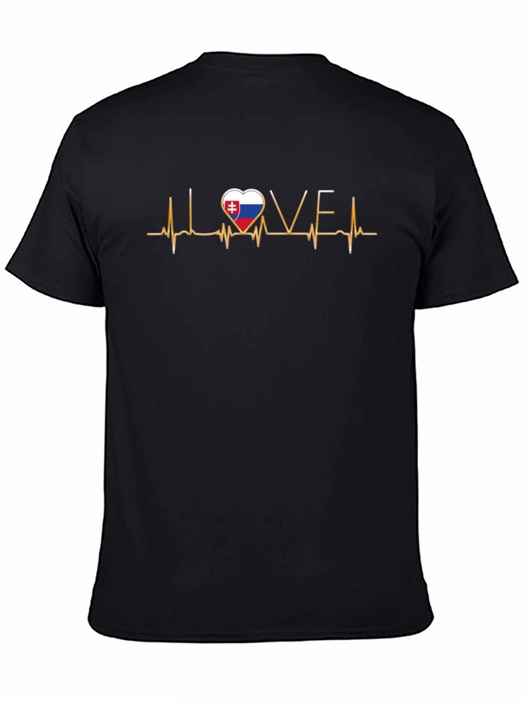I Love Slovakia Heartbeat T-Shirt