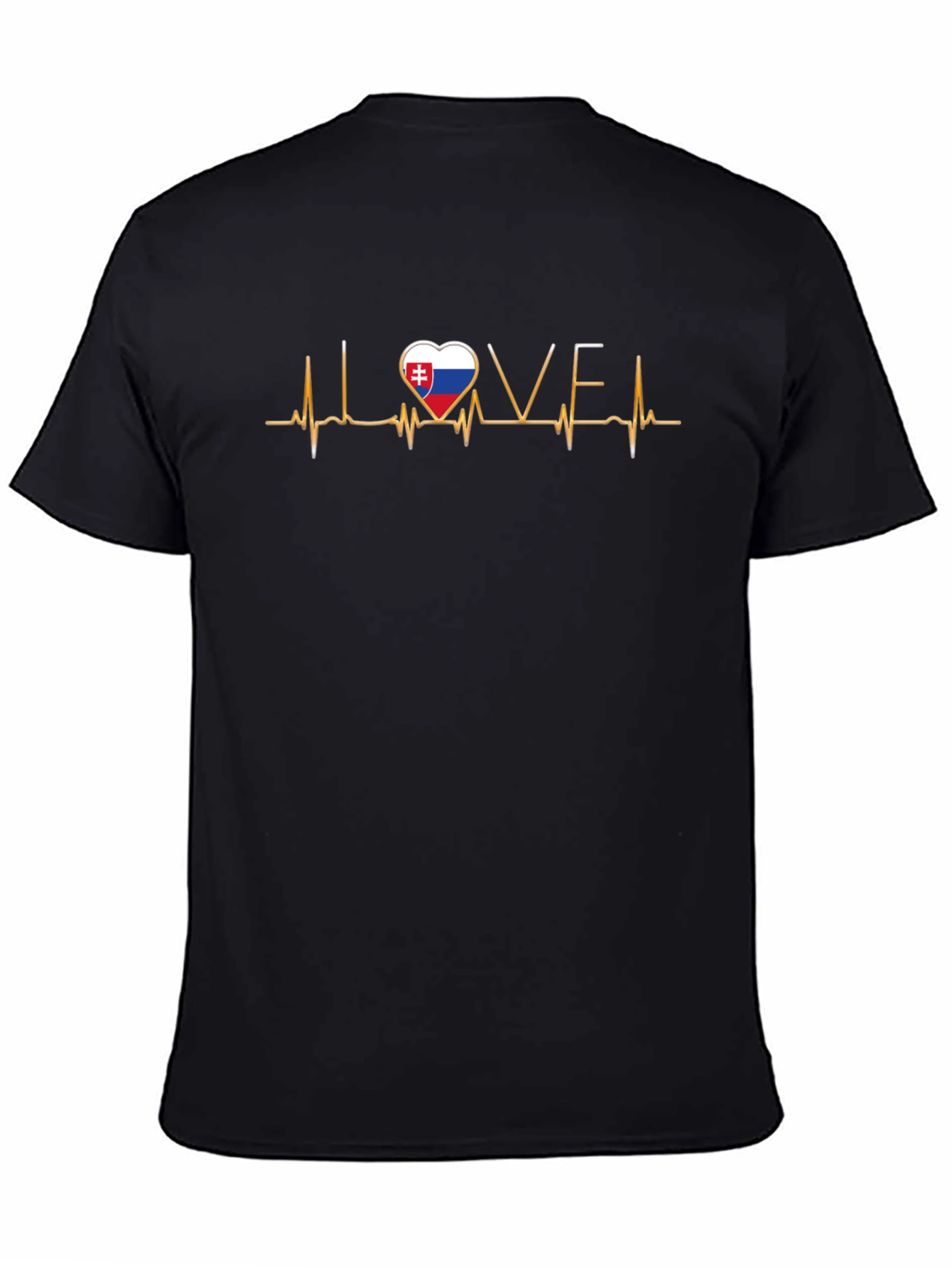 I Love Slovakia Heartbeat T-Shirt