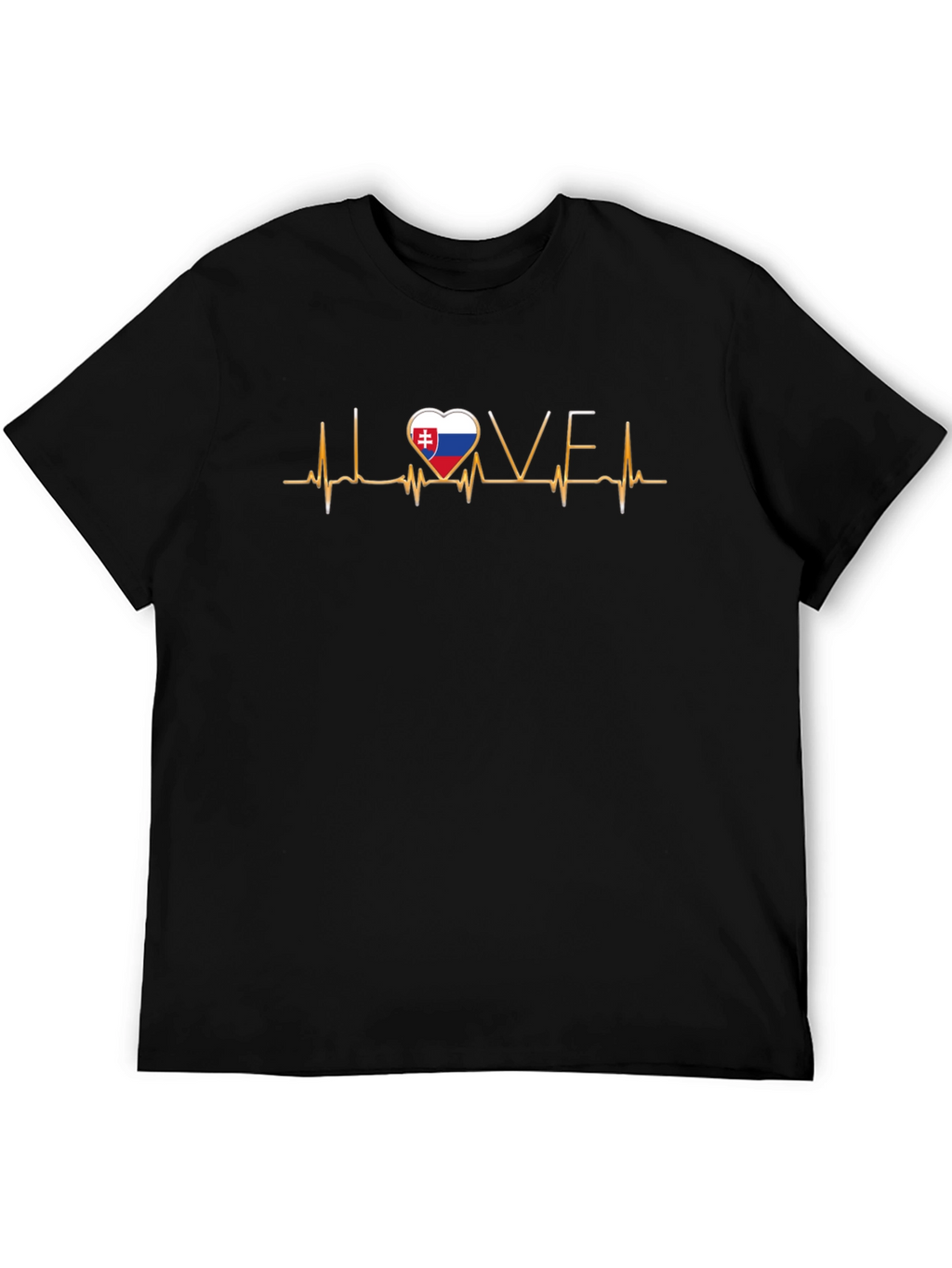 I Love Slovakia Heartbeat T-Shirt