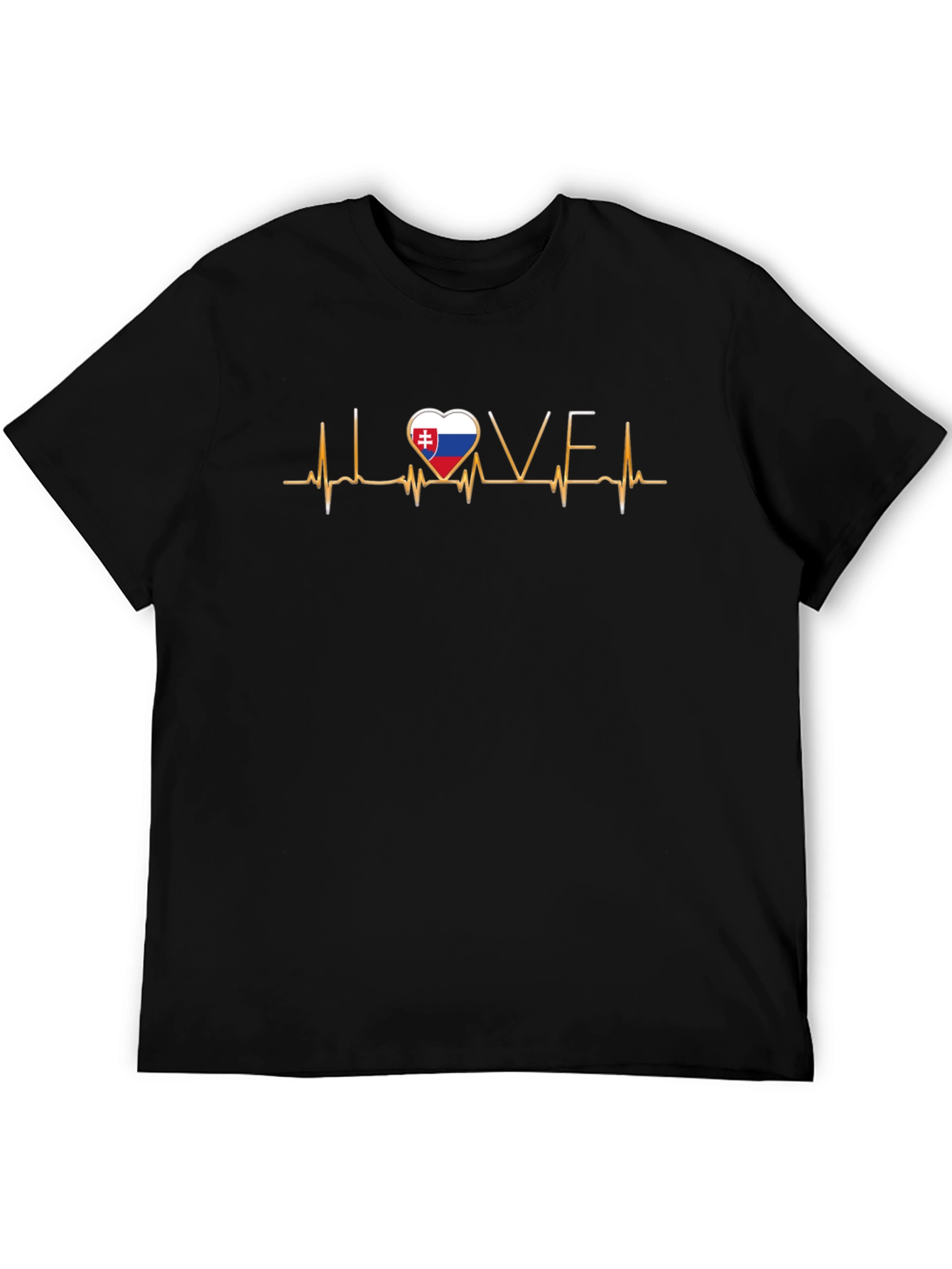 I Love Slovakia Heartbeat T-Shirt