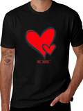 Be Mine Heart Valentines Day Graphic Tee