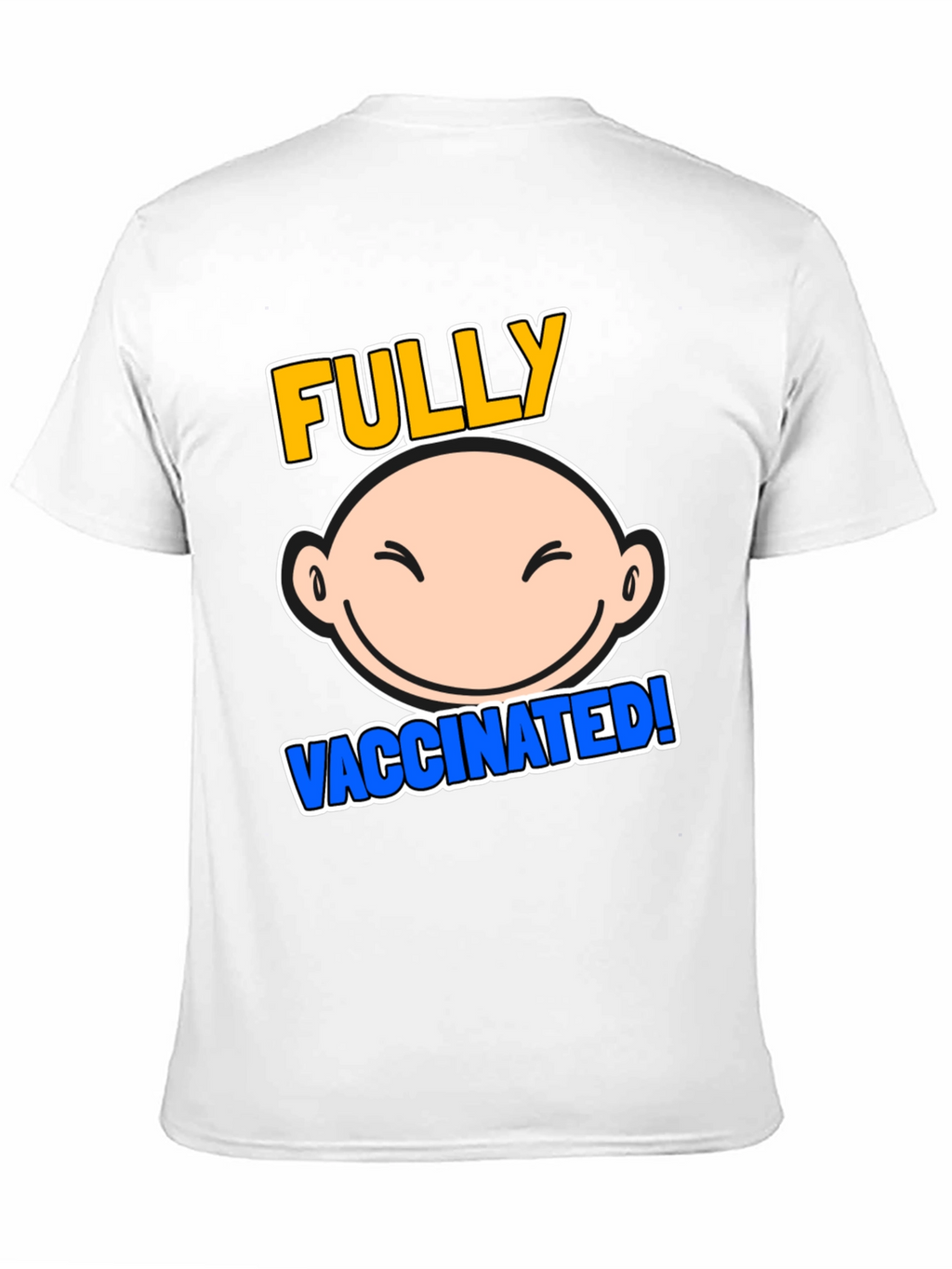Fully Vaccinated Cartoon Graphic Tee