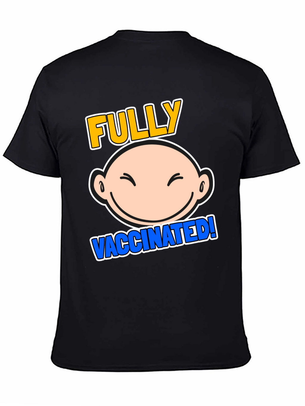 Fully Vaccinated Cartoon Graphic Tee