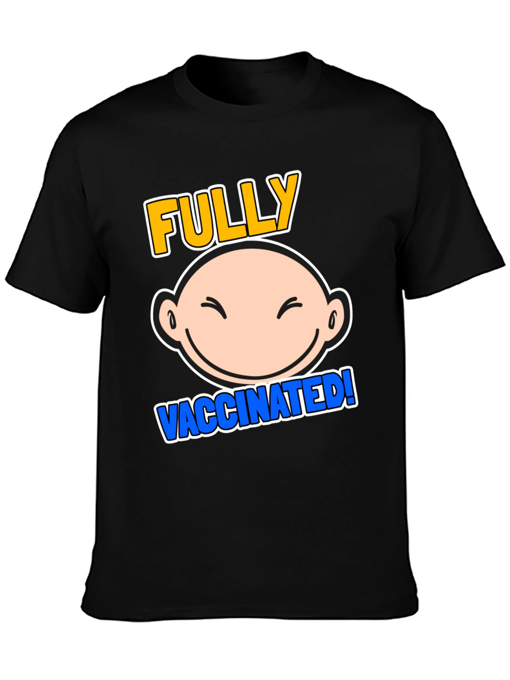Fully Vaccinated Cartoon Graphic Tee