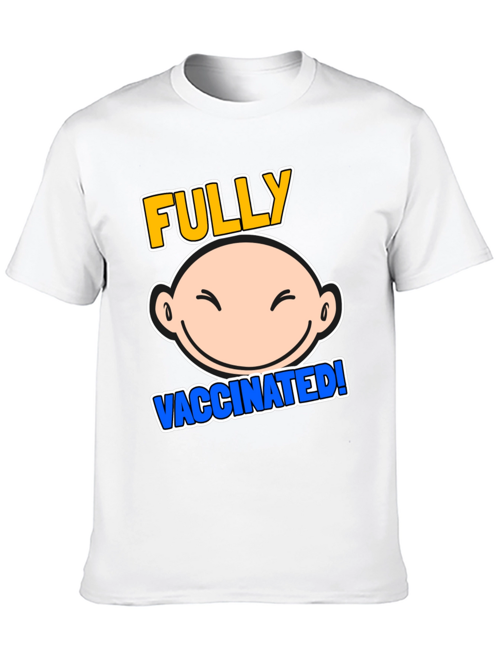 Fully Vaccinated Cartoon Graphic Tee