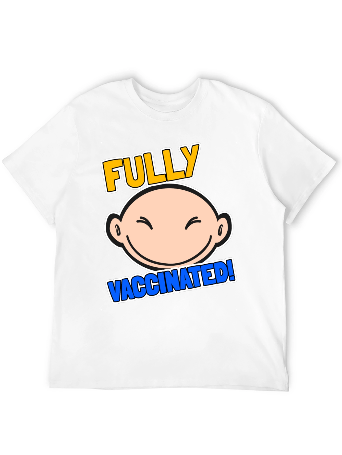 Fully Vaccinated Cartoon Graphic Tee