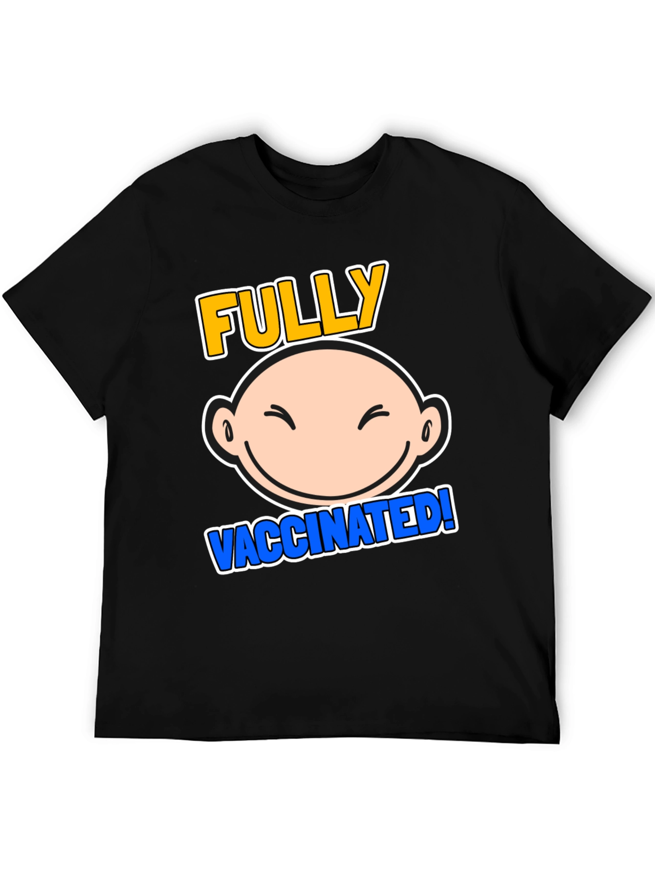 Fully Vaccinated Cartoon Graphic Tee
