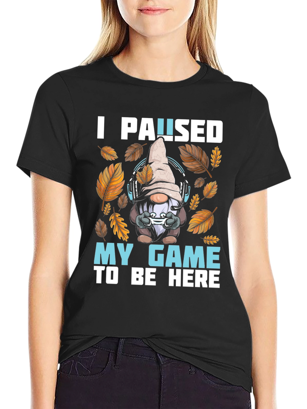 Gamer Gnome T-Shirt - I Paused My Game