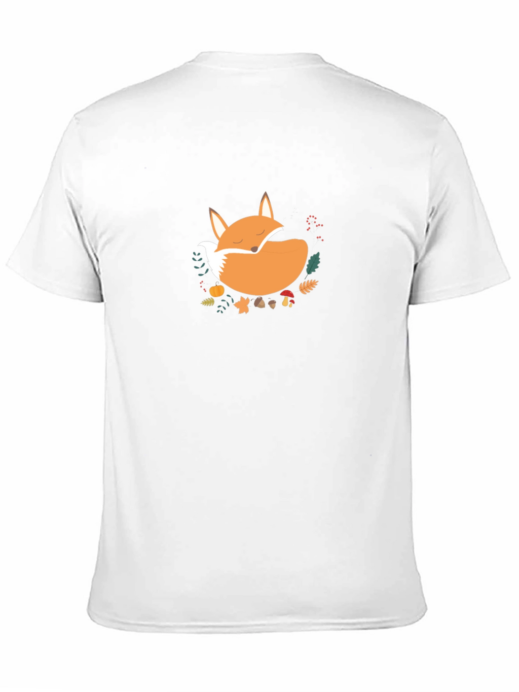 Cozy Fox Graphic Tee - Unisex Black T-Shirt