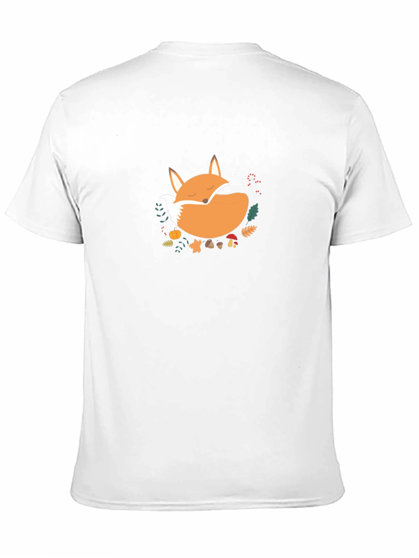 Cozy Fox Graphic Tee - Unisex Black T-Shirt