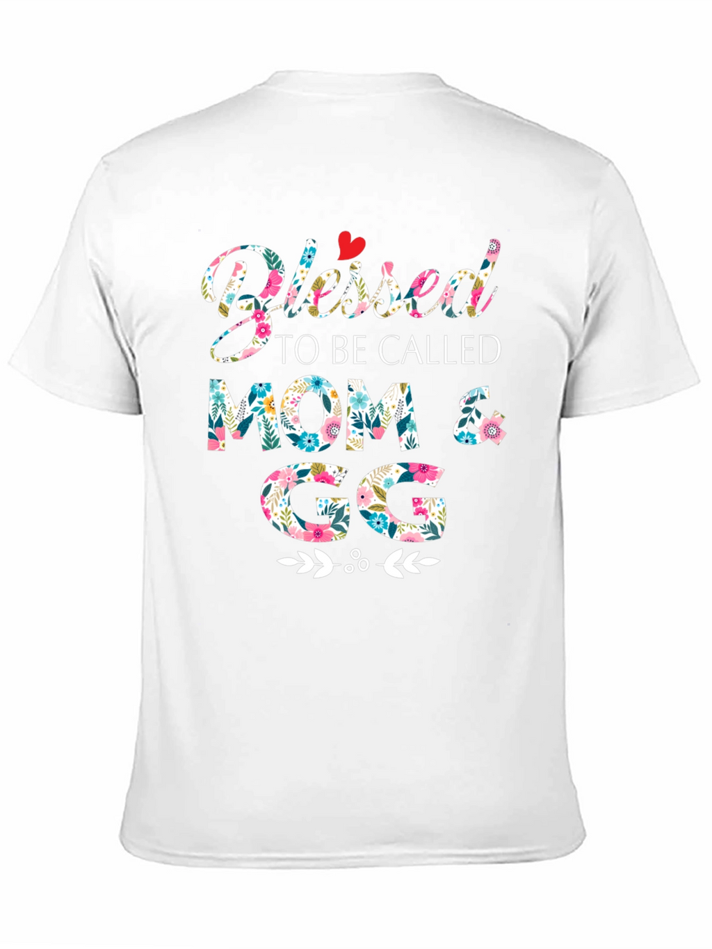 Blessed Mom & GG Floral T-Shirt