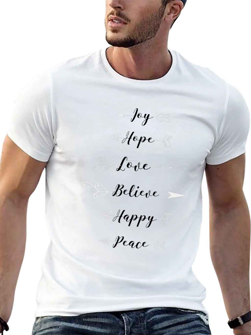 Arrows of Affirmation: Joy Hope Love T-Shirt