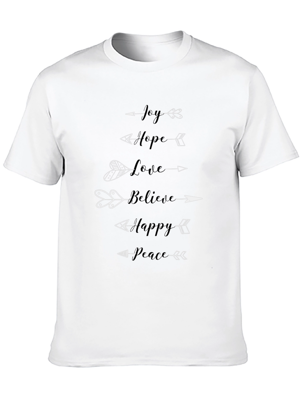 Arrows of Affirmation: Joy Hope Love T-Shirt