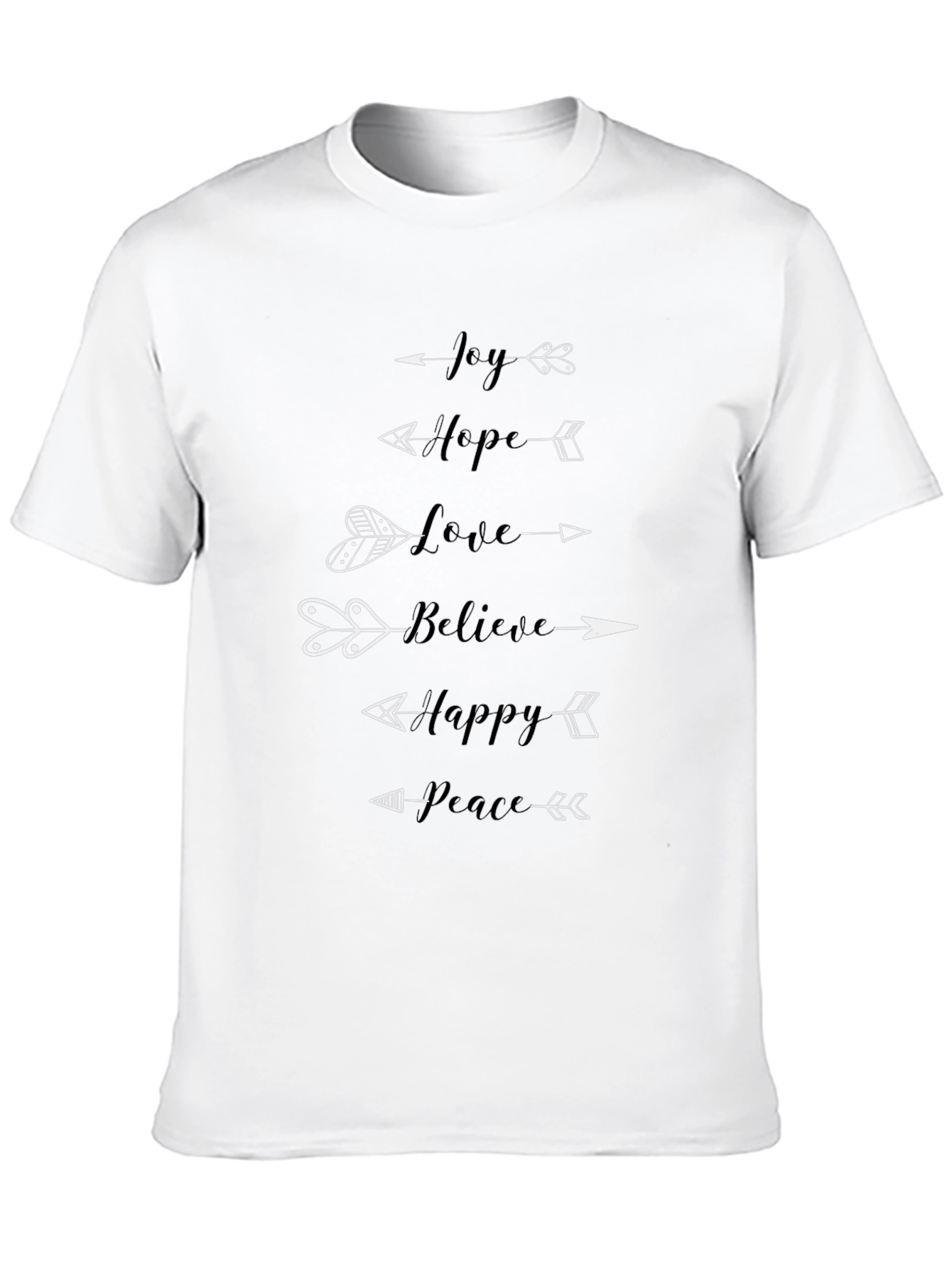 Arrows of Affirmation: Joy Hope Love T-Shirt