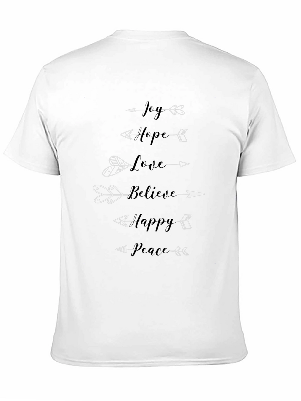 Arrows of Affirmation: Joy Hope Love T-Shirt