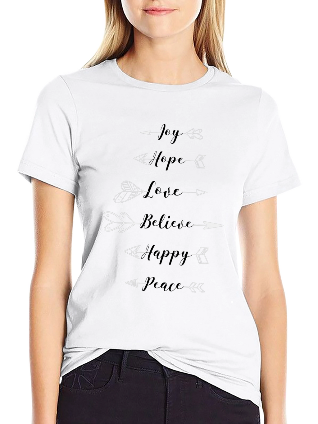 Arrows of Affirmation: Joy Hope Love T-Shirt