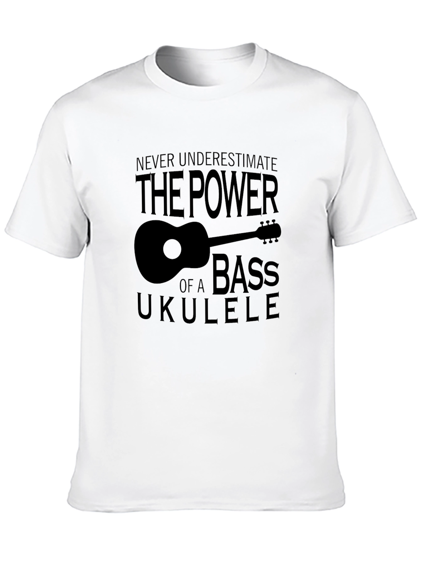 Bass Ukulele Power T-Shirt - Music Lover Tee