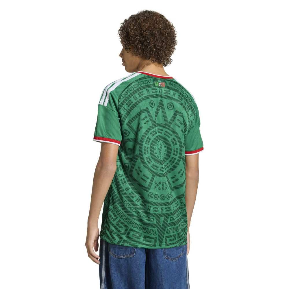 Kids Mexico Home Soccer Jersey - Lightweight Cloth Style