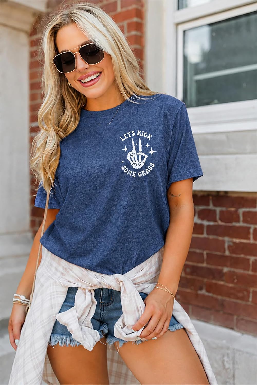 Women's Soccer Jersey Short Sleeve Tee - Game Day Bow Top