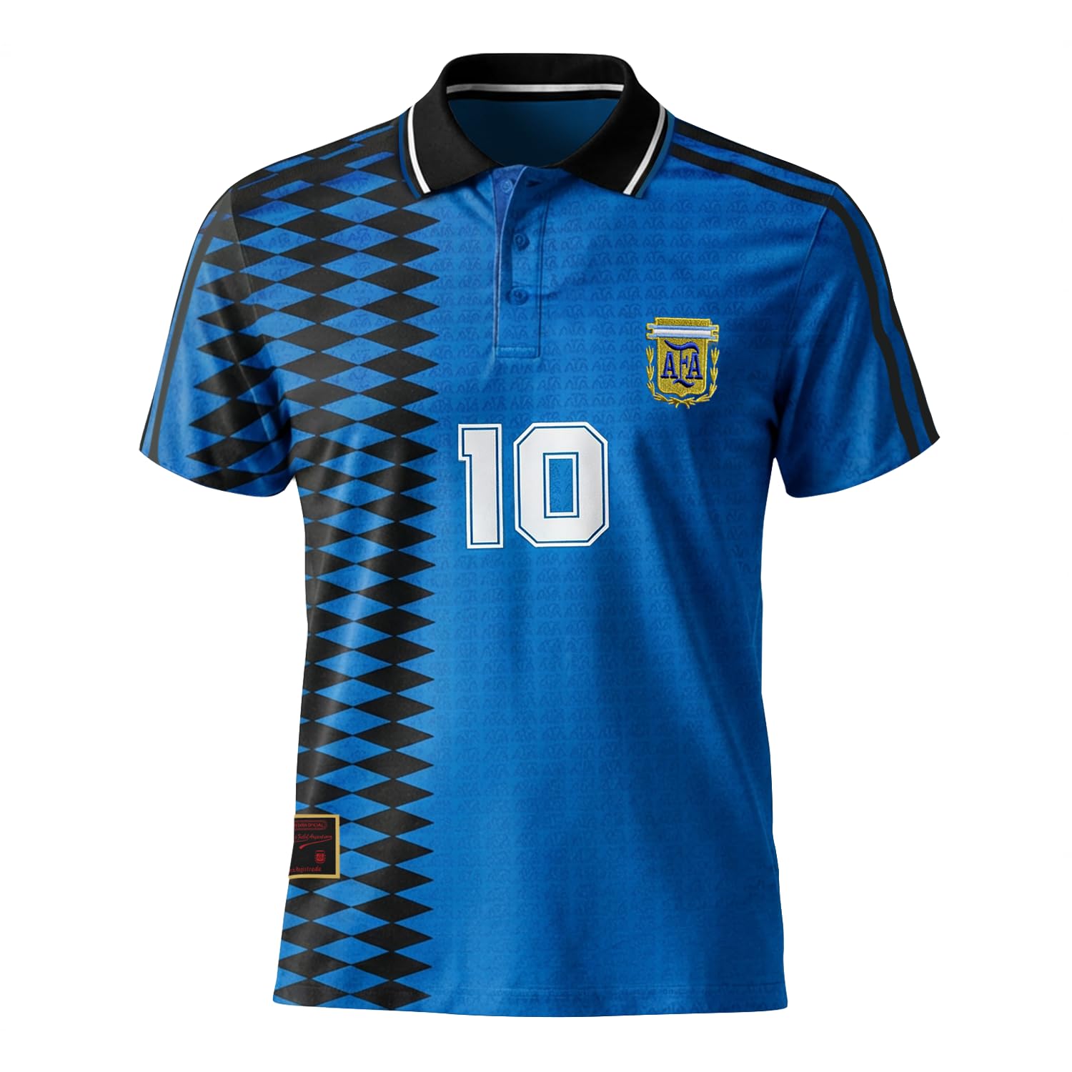 Argentina 1994 Away Retro Blue Soccer Jersey, Sustainable Cloth