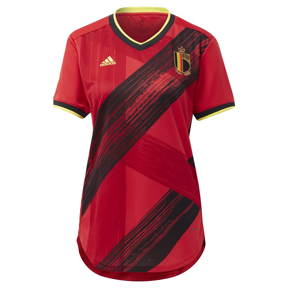 Women's Belgium Home Soccer Jersey - Red