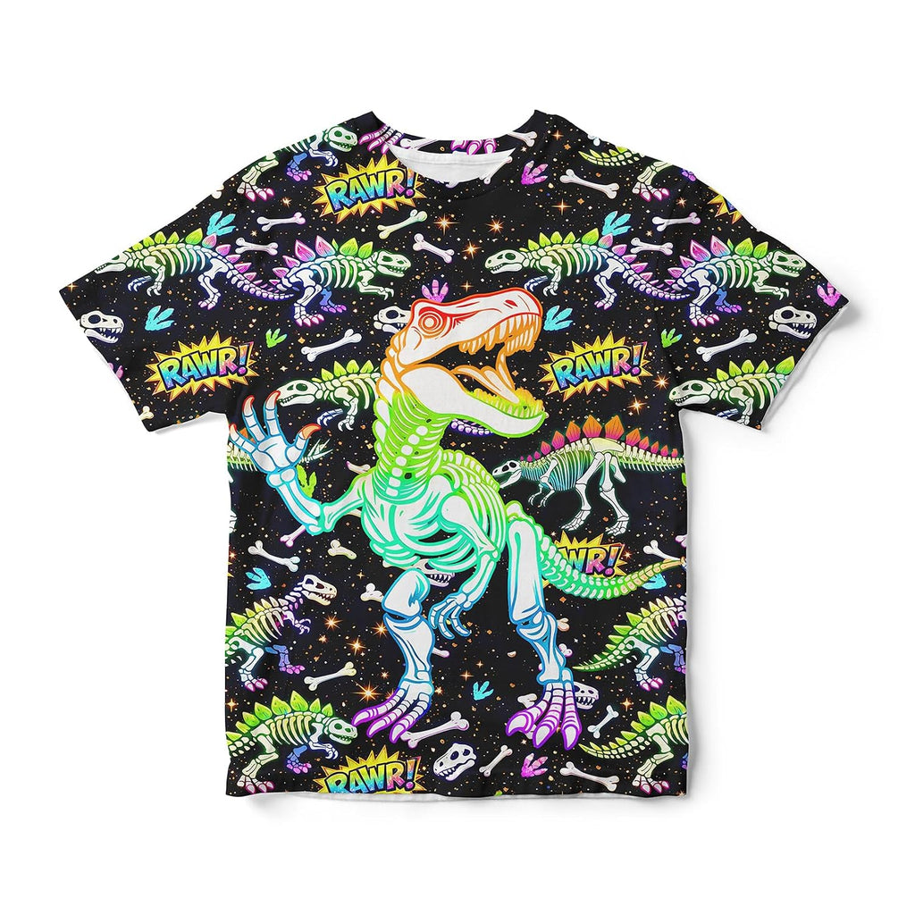 Boys 3D Graphic Tie Dye Soccer Jersey Short Sleeve Crew Neck Tee Size 6-16
