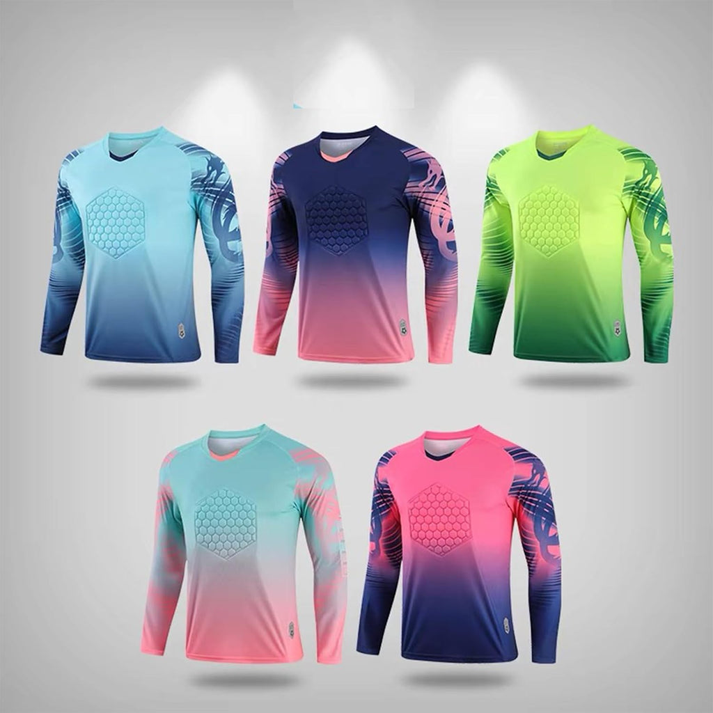 Custom Soccer Goalie Jersey with Name, Number & Team Logo for Youth & Adults