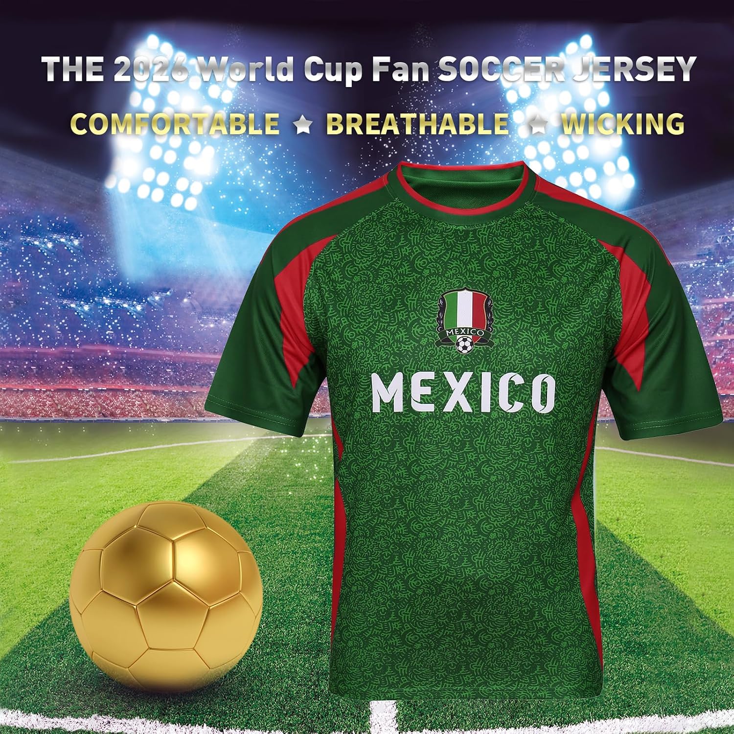 Soccer Jersey for World Cup Fans - Lightweight Cloth Style