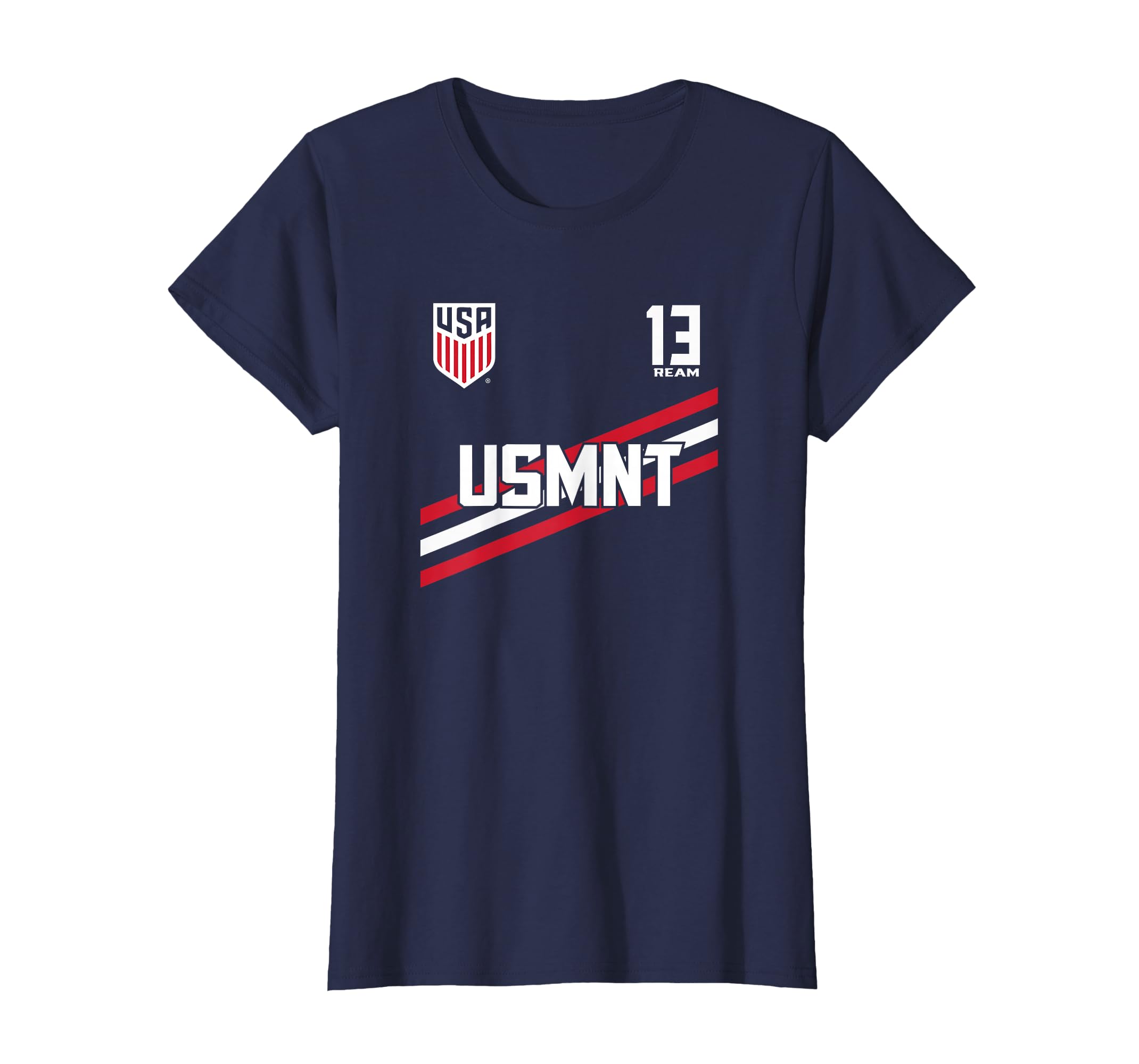 Navy USMNT Tim Ream 13 Soccer T-Shirt